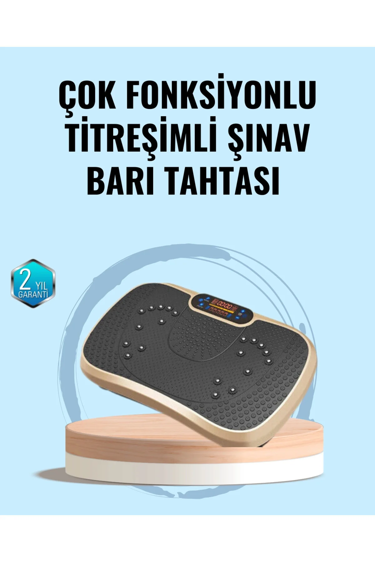 Evde Spor İçin Titreşimli Plate Fitness Platformu
