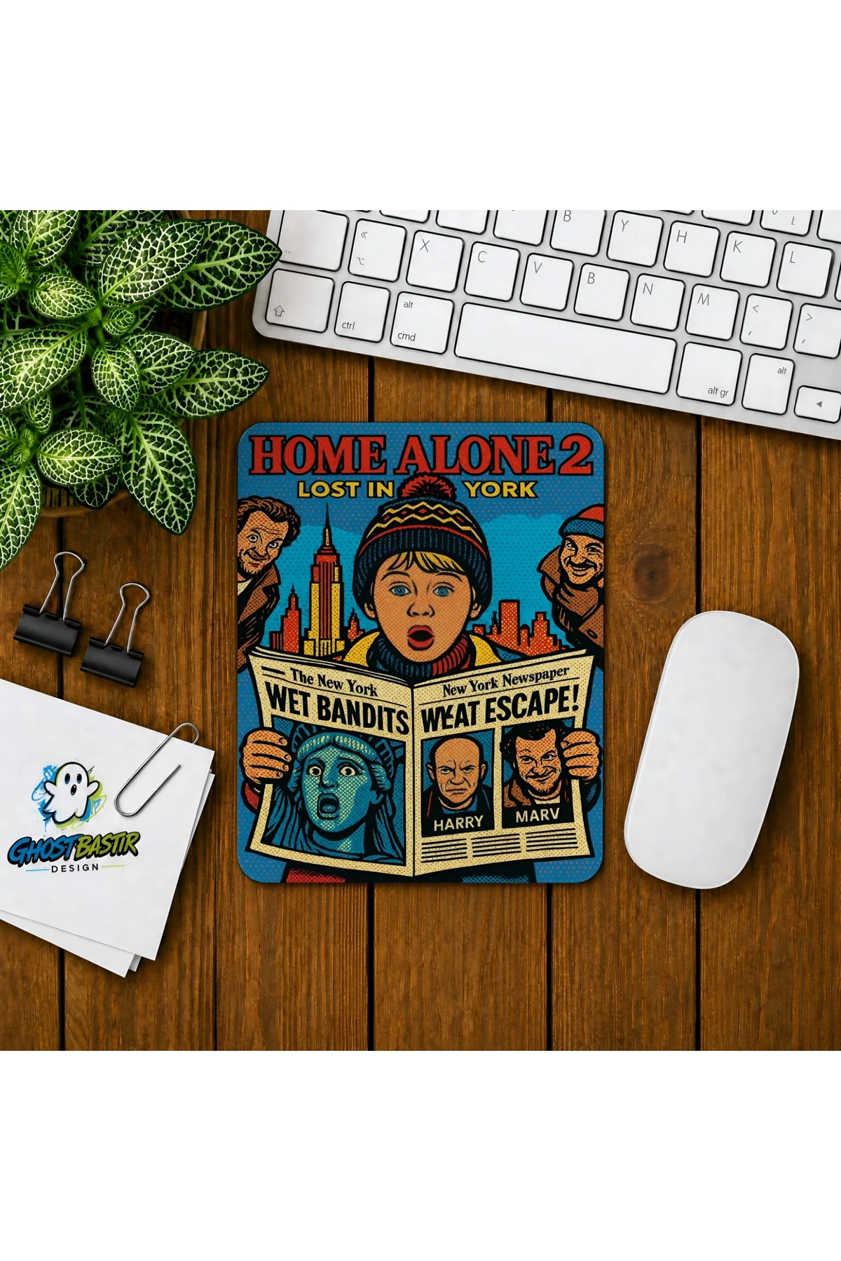 Evde Tek Başına Baskılı Oyuncu Mousepad 069