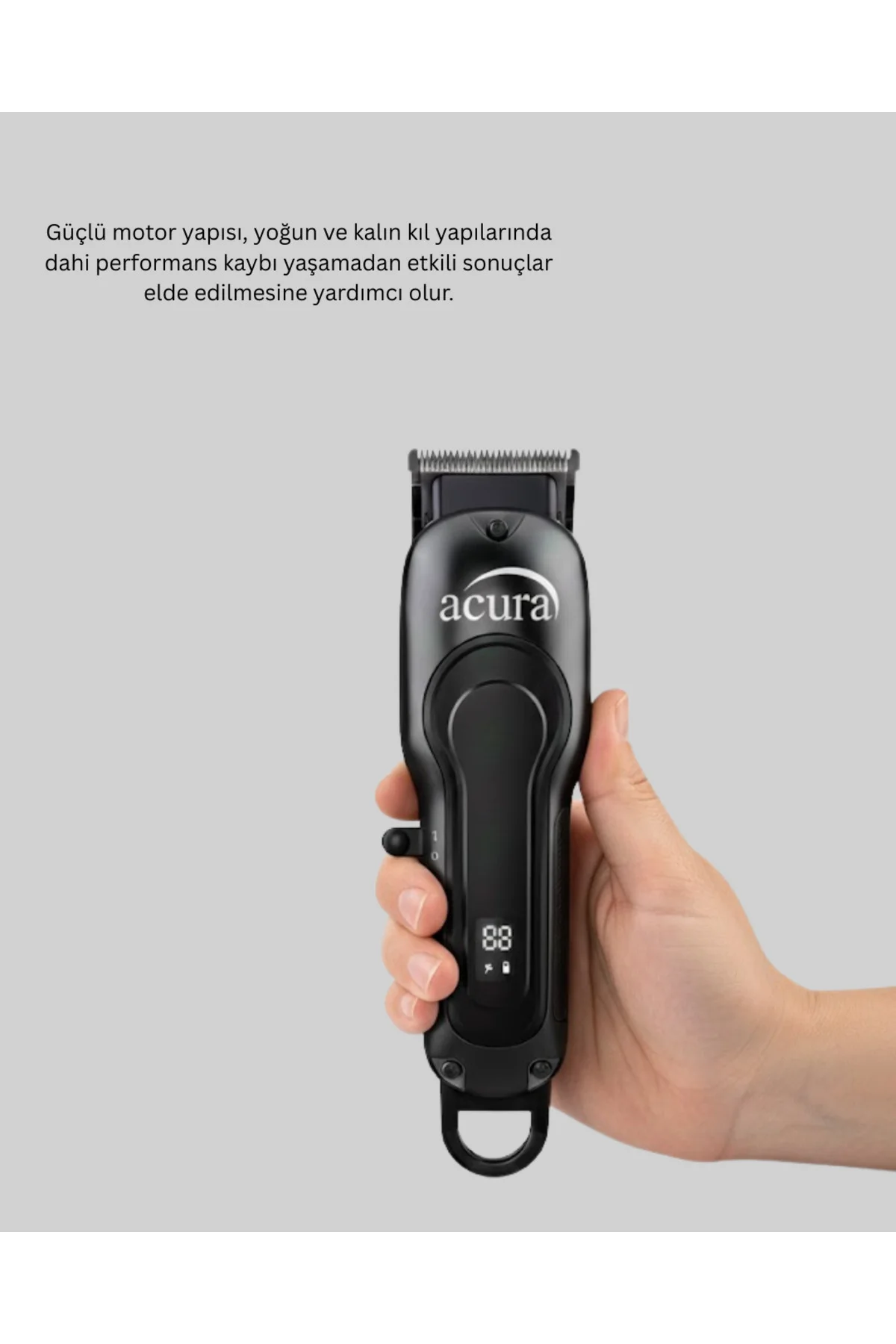 Evde ve Profesyonel Kullanıma Uygun Turbo Modlu Tıraş Makinesi - Evde ve Profesyonel Kullanıma Uygun Turbo Modlu Tıraş Makinesi -