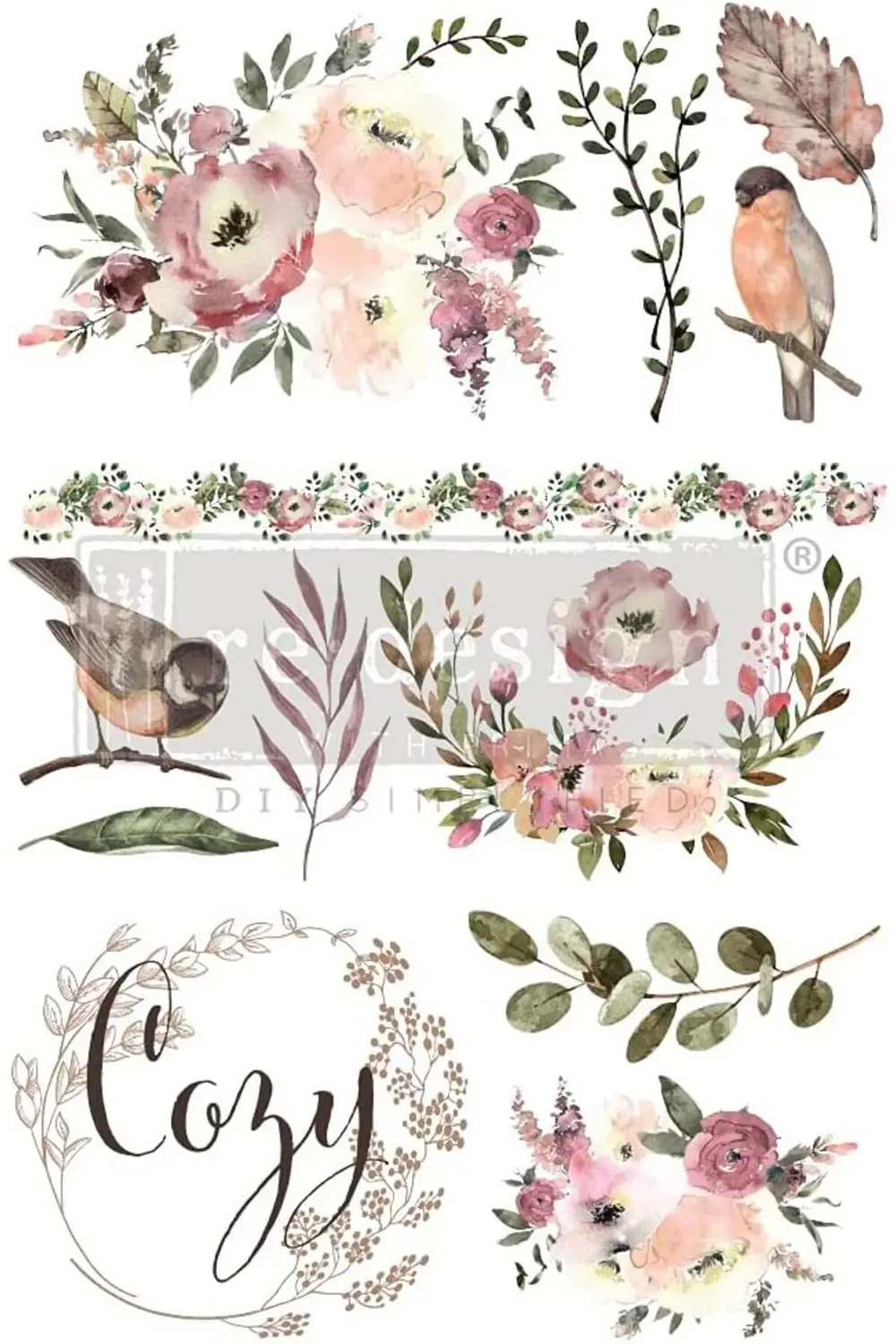 Evening 24″X35″ ile Yeniden Tasarlayarak Dekor Transferi - 3 Sayf