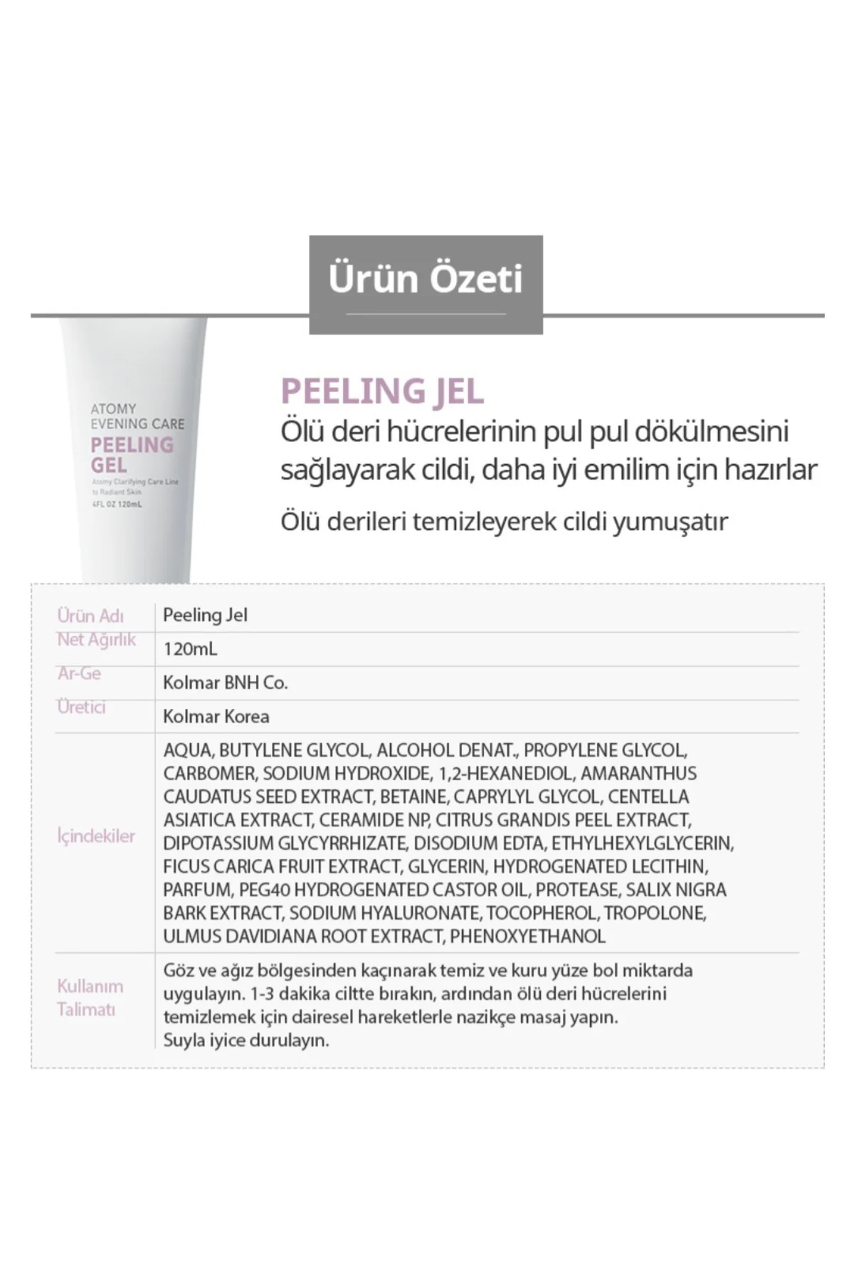 Evening Care Peeling Jel