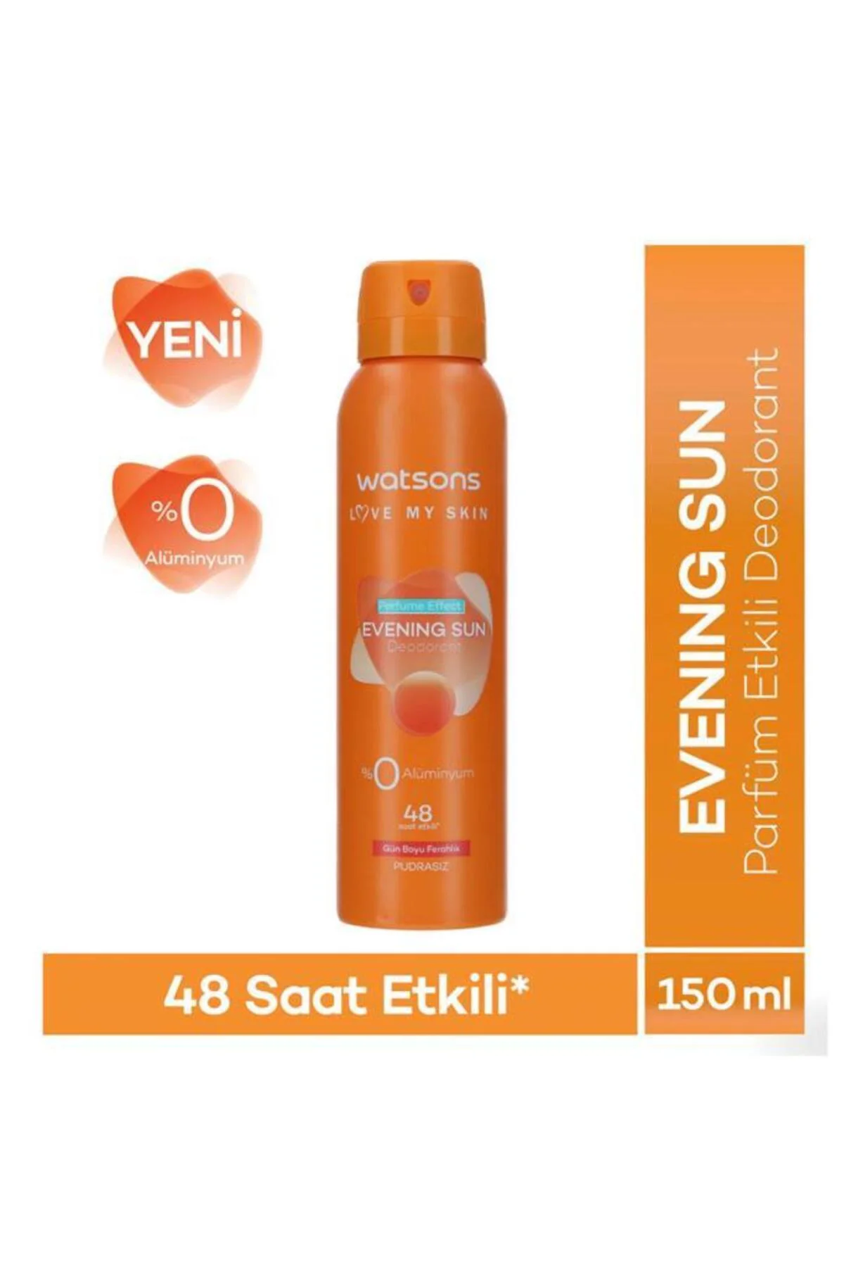 Evening Sun Deodorant Sprey Pudrasız 5x150ml
