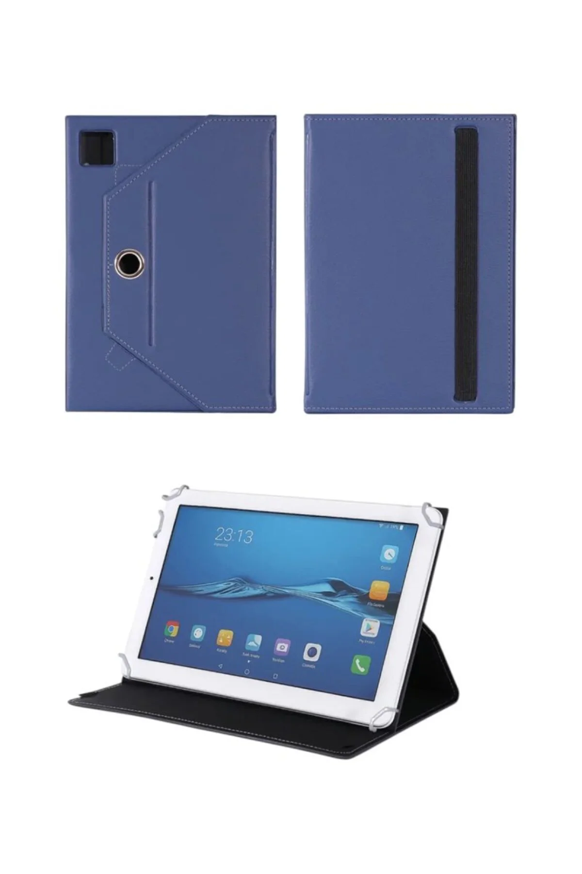 Everest DC-2016 Universal Dönerli Standlı Tablet Kılıfı Kırmızı