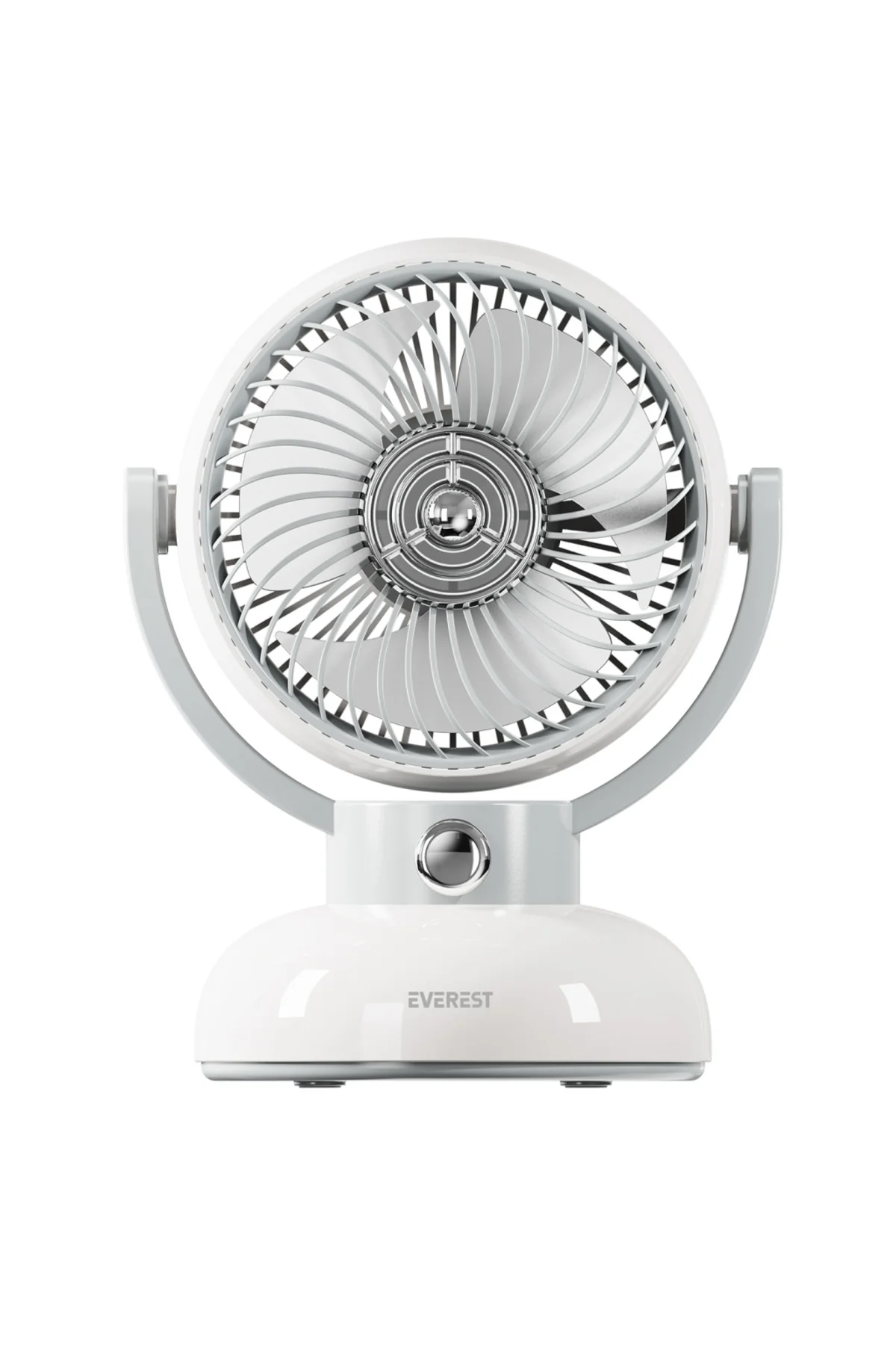 EVEREST EFN12, KREM, 3 Kademeli Hız, Masaüstü Kullanım, Taşınabilir, Dahili 1200mAh Bataryalı, USB Ş