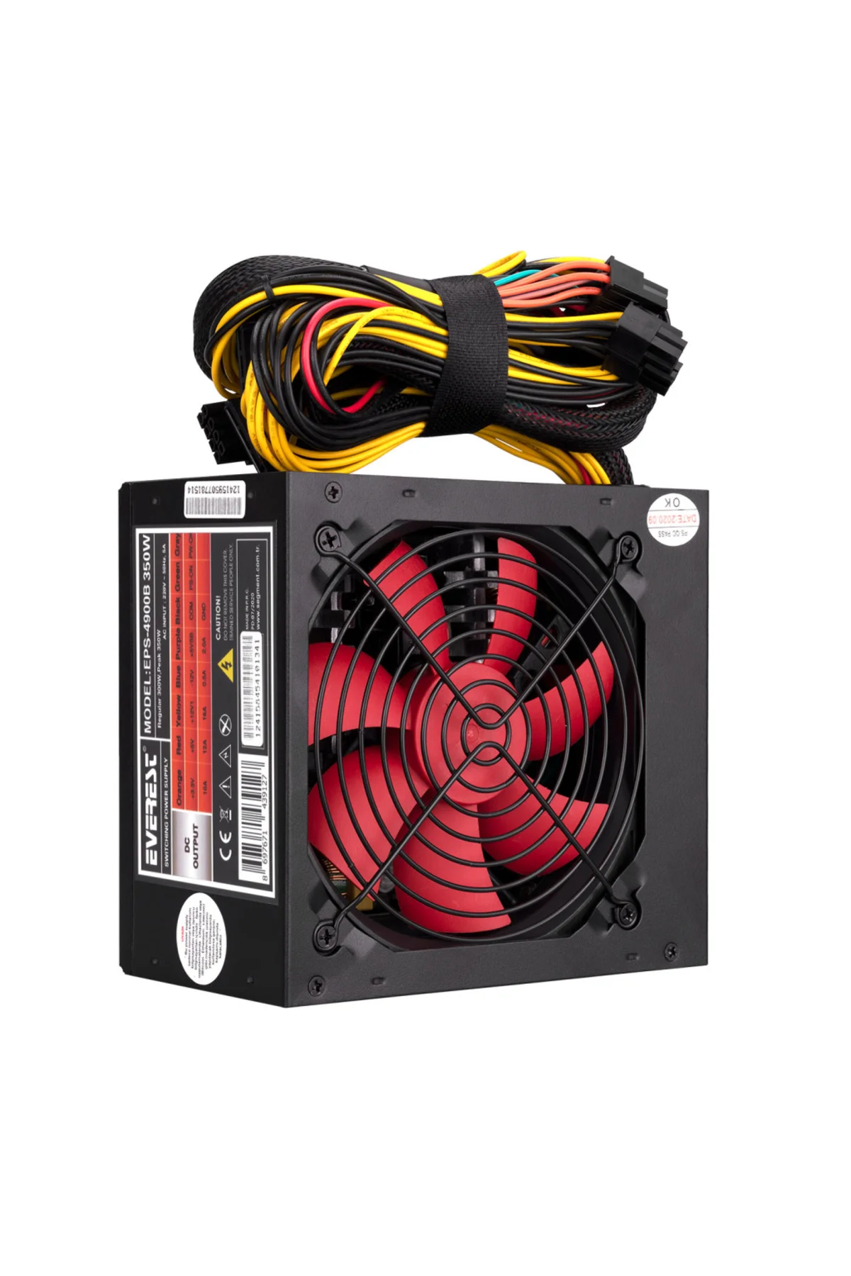 EVEREST EPS-4900B, 350W Peak, 12cm Fan, ATX, Power Supply (PSU) K