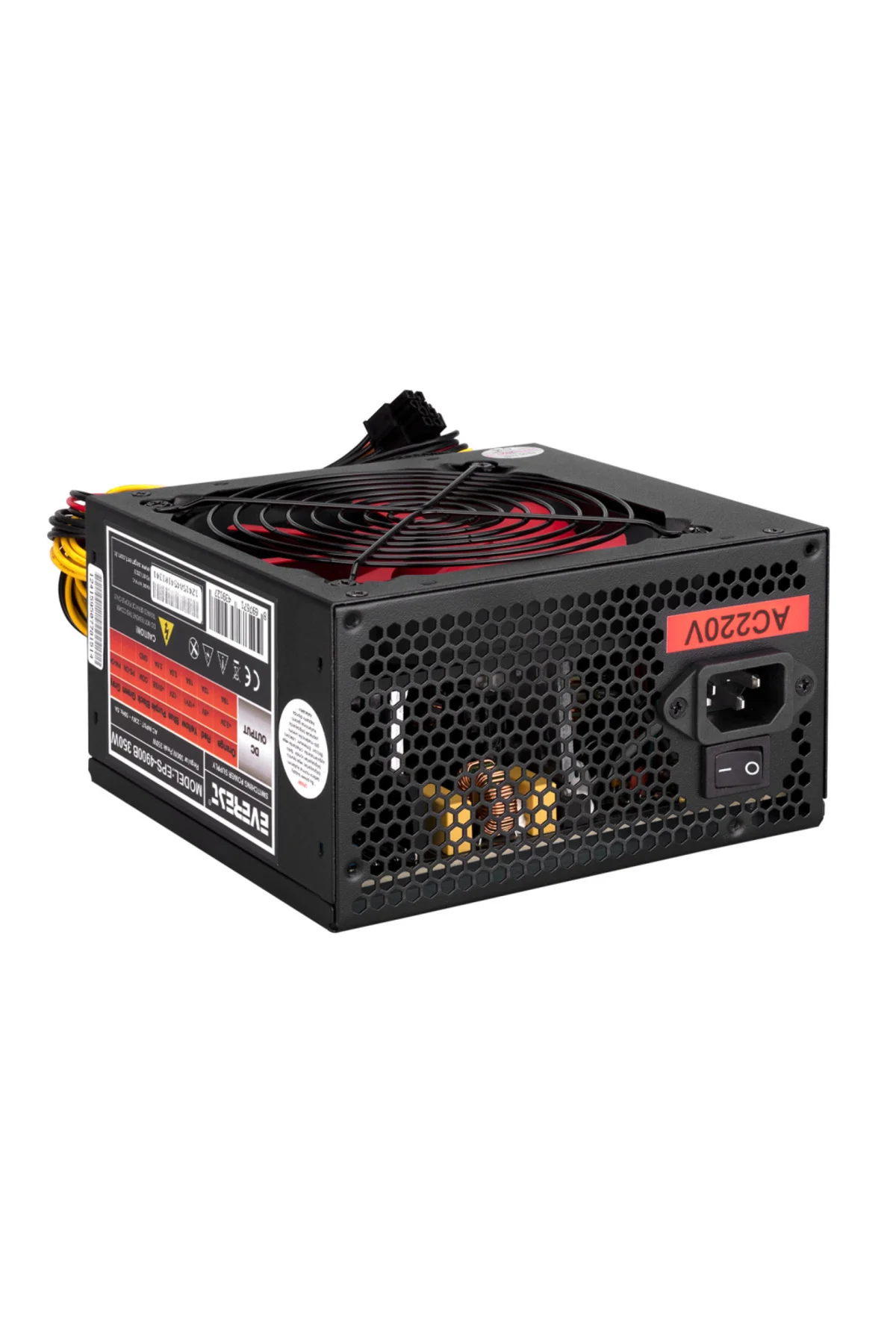 EVEREST EPS-4900B, 350W Peak, 12cm Fan, ATX, Power Supply (PSU) K