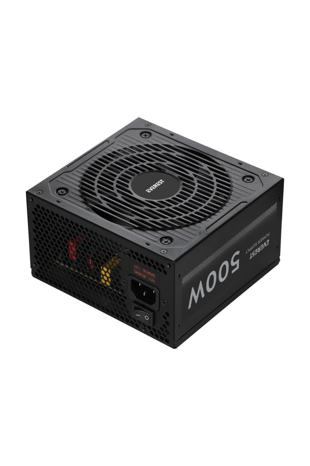 EVEREST EPS-500A, 500W, 12cm Fan, ATX, GAMING Power Supply (PSU)