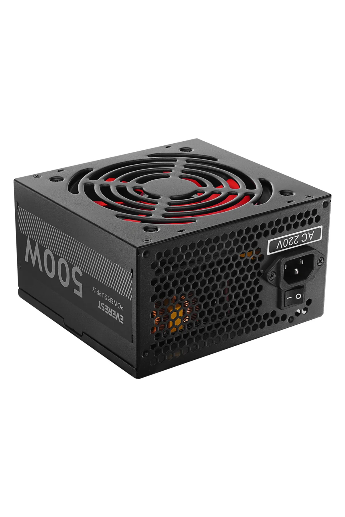 EVEREST EPS-500A, 500W, 12cm Fan, ATX, GAMING Power Supply (PSU) 