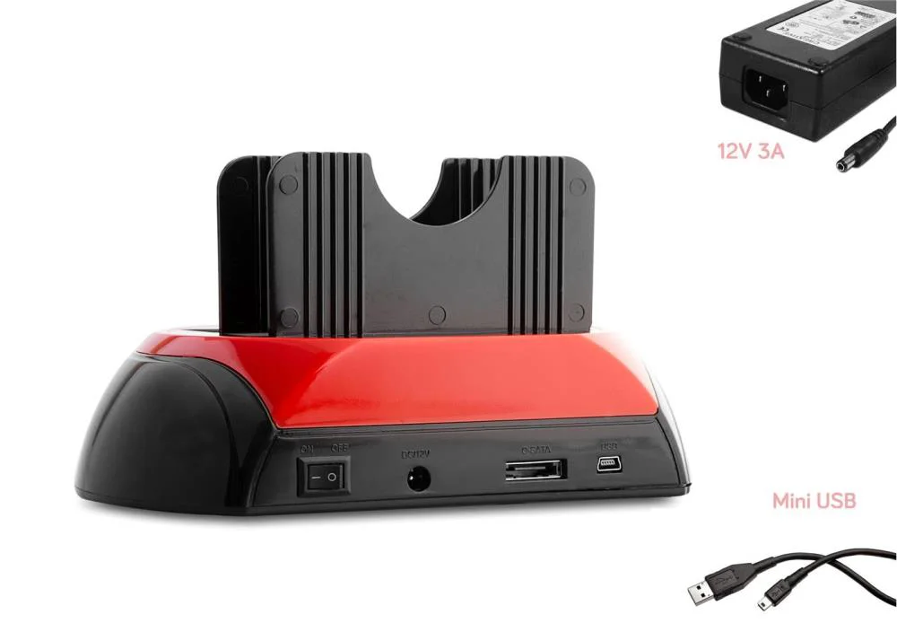 Everest HDC-385 2.5"-3.5" Ide Sata Usb 2.0 Harddisk Hdd Kutusu + 