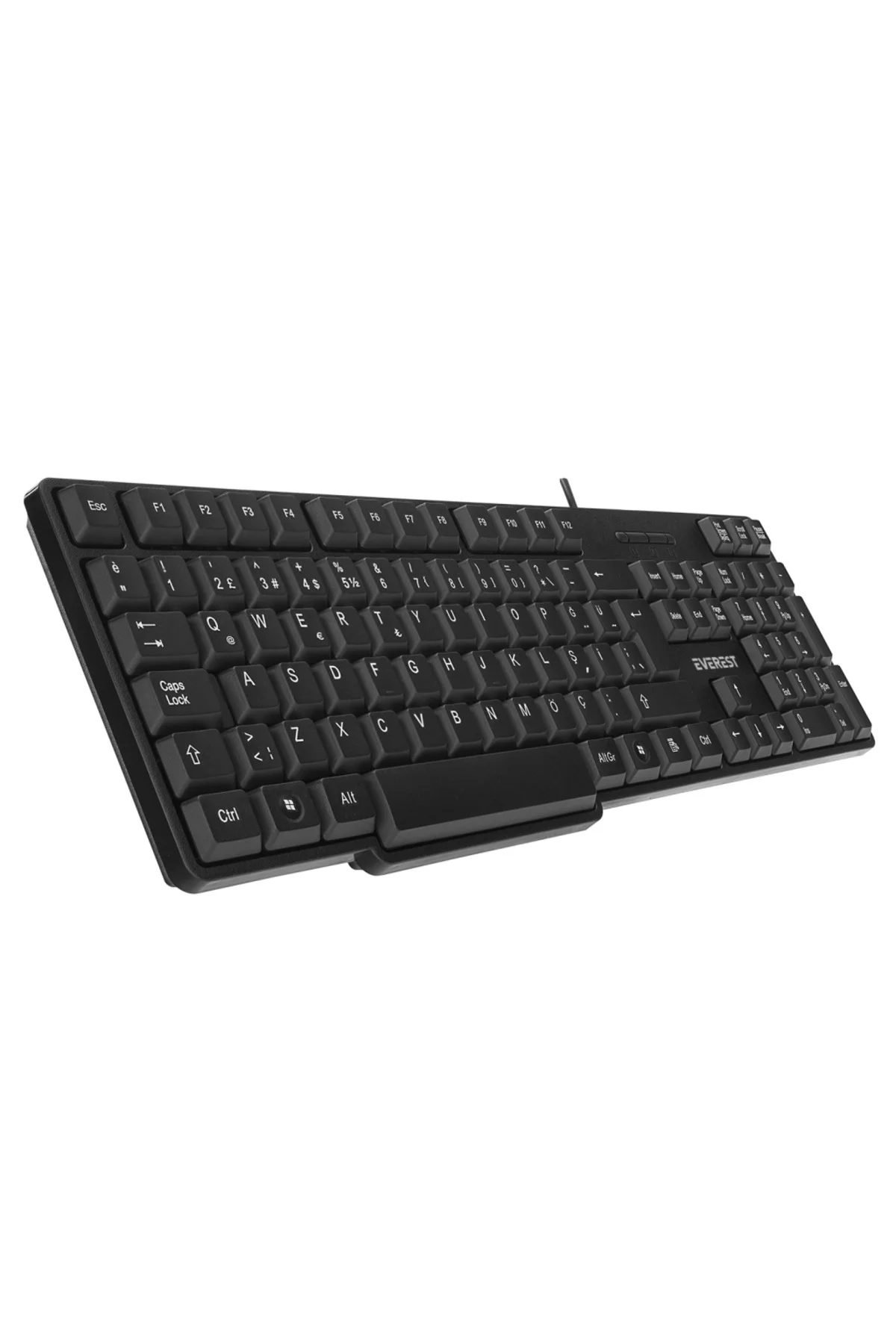 EVEREST KB-517U, USB Kablolu, Türkçe Q, 2Mt Kablolu Standart Klavye (Siyah) EVEREST KB-517U, USB Kablolu, Türkçe Q, 2Mt Kablolu Standart Klavye (Siyah)