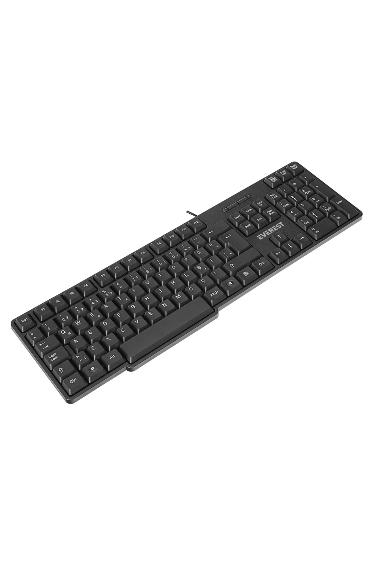 EVEREST KB-517U, USB Kablolu, Türkçe Q, 2Mt Kablolu Standart Klavye (Siyah) EVEREST KB-517U, USB Kablolu, Türkçe Q, 2Mt Kablolu Standart Klavye (Siyah)
