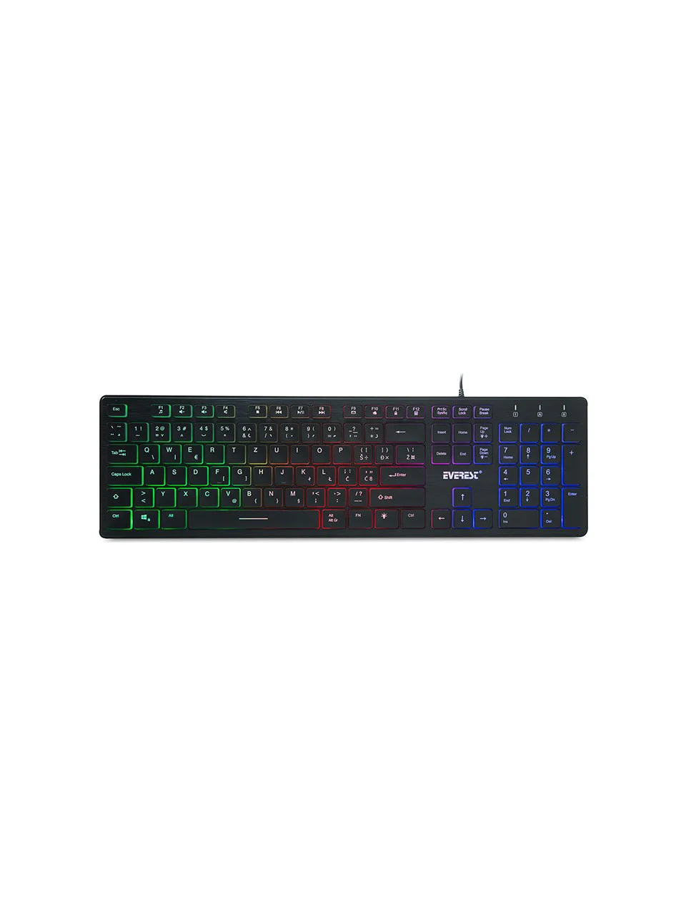 Everest Kb-840 Siyah Aydınlatmalı Usb Lc Layout Slim Klavye Fiyatı, Yorumları ve Özellikleri