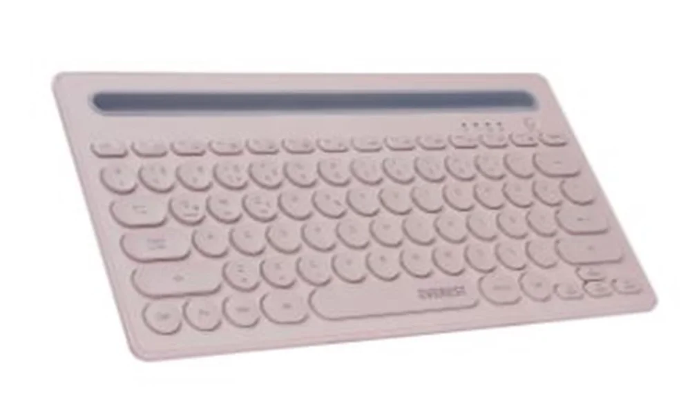 Everest KB-BT84 Pembe-Gri Bluetooth Ultra İnce+Şarjlı Q Mac-Win-A