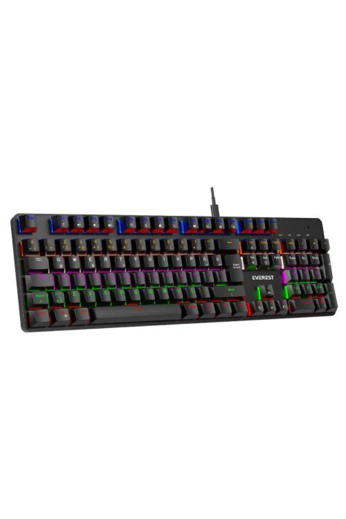 EVEREST LUMOS KB-MK1 Q TRK Usb Mekanik Switch RAINBOW RED SWITCH 