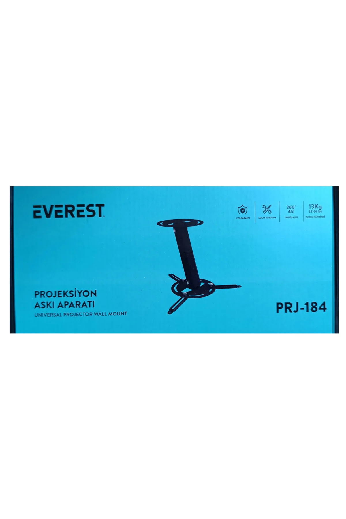 Everest PRJ-184, Sabit Ayak, 10kg Taşıma, Pojeksiyon Askı Aparatı