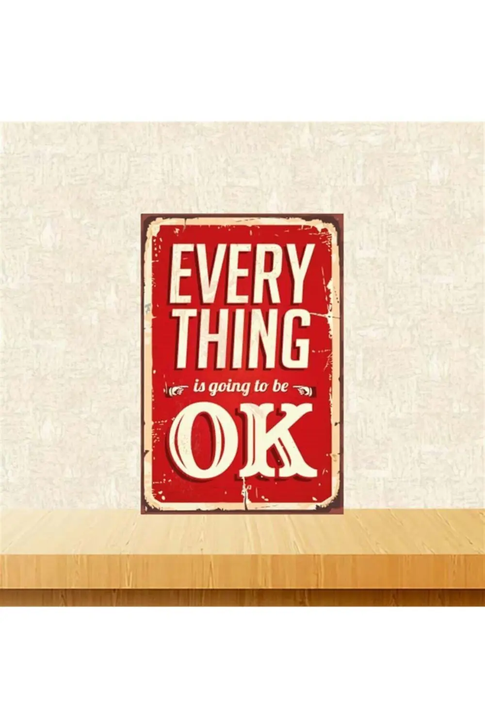 Every Thing Retro Ahşap Poster