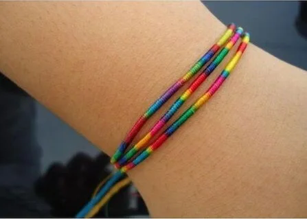 Evimdeyokyok Renkli Şans Bileklikleri 6 Adet Diğer