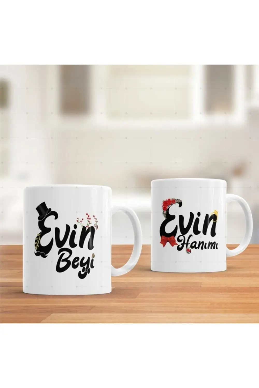 Evin Hanımı Evin Beyi Kupa Bardak