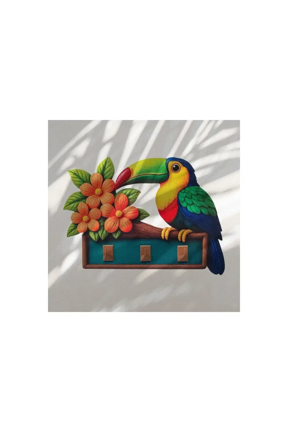Evinize Uğur , Huzur ve Bereket getirecek Tukan Kuşu Anahtar Pano