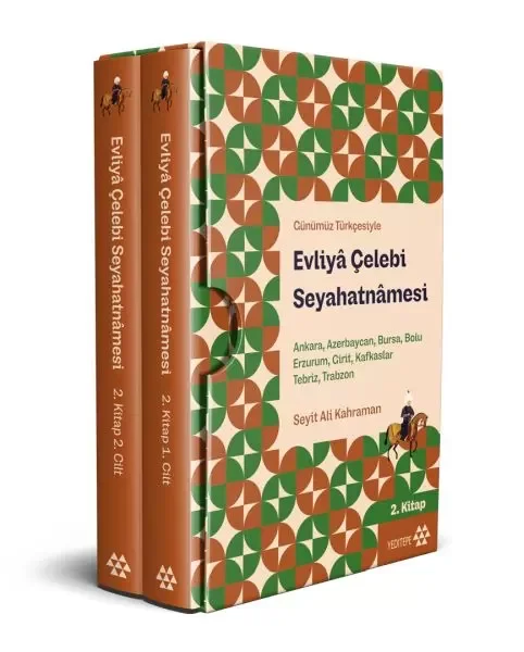 Evliya Çelebi Seyahatnamesi 2. Kitap 2 Cilt (Kutulu) Ankara, Azerbaycan, Bursa, Bolu, Erzurum, Giri Fiyatı, Yorumları ve Özellikleri