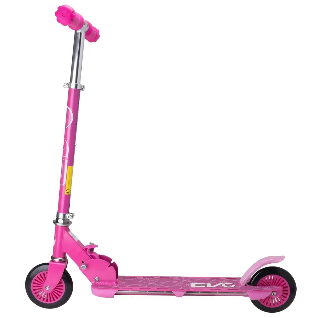 Evo 2 Tekerlekli Flash Işıklı Pembe Scooter