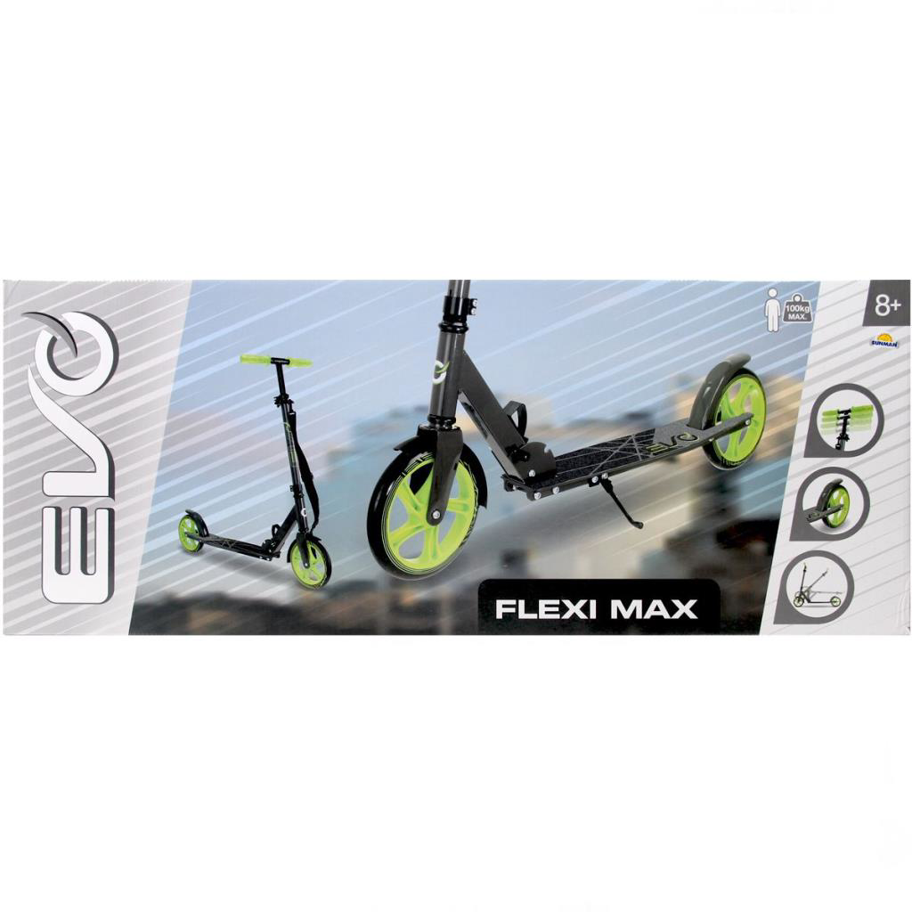Evo Flexi Max 2 Tekerlekli Scooter Yeşil Evo Flexi Max 2 Tekerlekli Scooter Yeşil