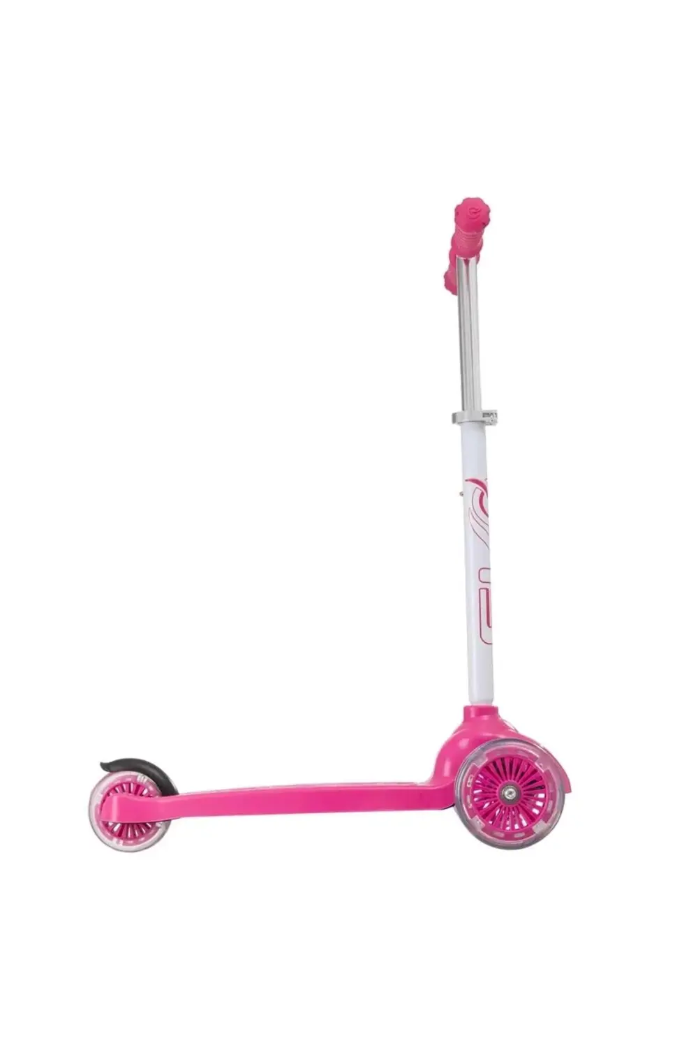 Evo Işıklı Move N Groove Pembe Üç Tekerlekli Scooter