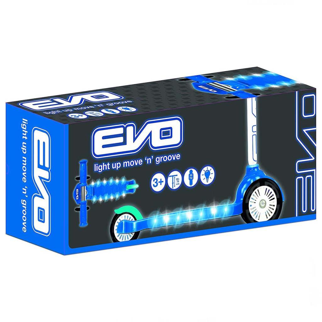 Evo Işıklı Move N Groove Mavi Üç Tekerlekli Scooter