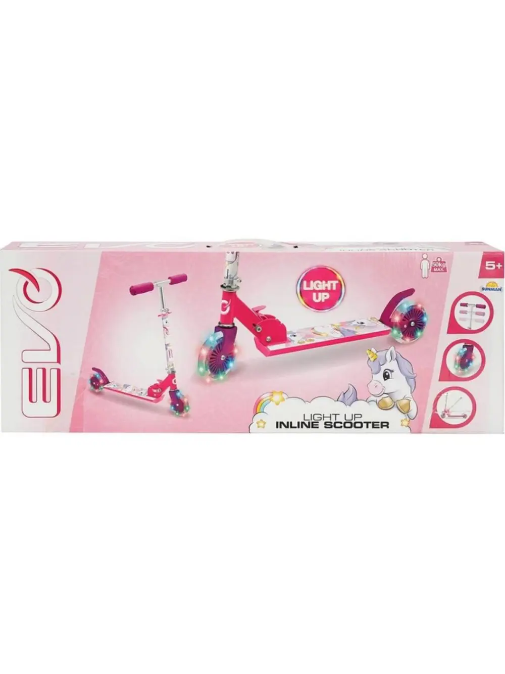 EVO SCOOTER 2TKR UNİCORN IŞIKLI MAX 50 KG EVO SCOOTER 2TKR UNİCORN IŞIKLI MAX 50 KG