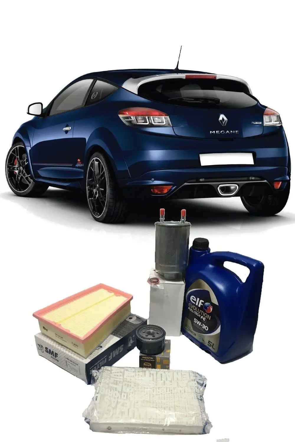 Evolution Full-tech Fe 5w-30 5 Lt+Megane 3 Coupe 1.5 Dci 2013-201