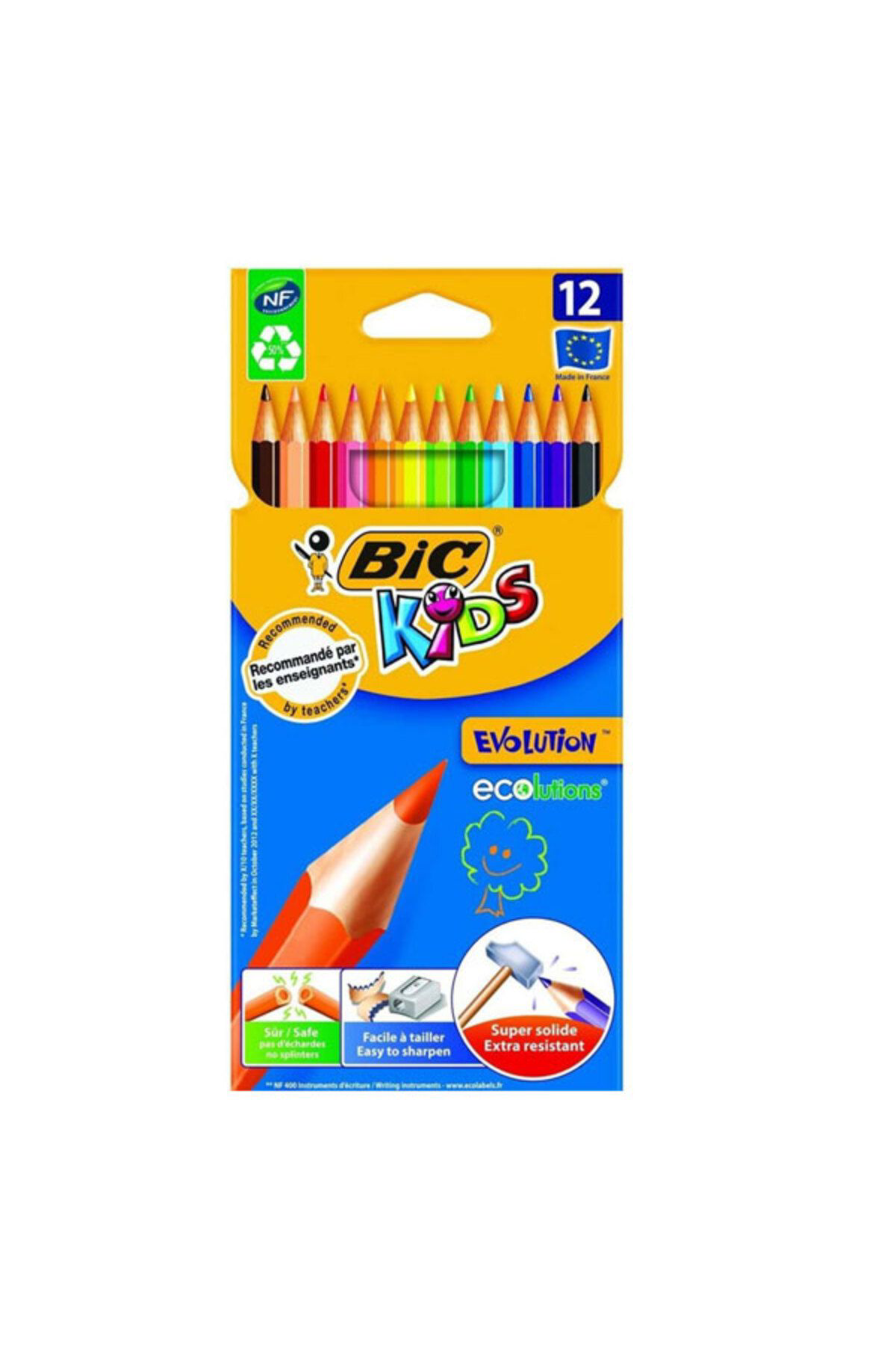 Bic Evolution Kuru Boya 12 Renk 82902912