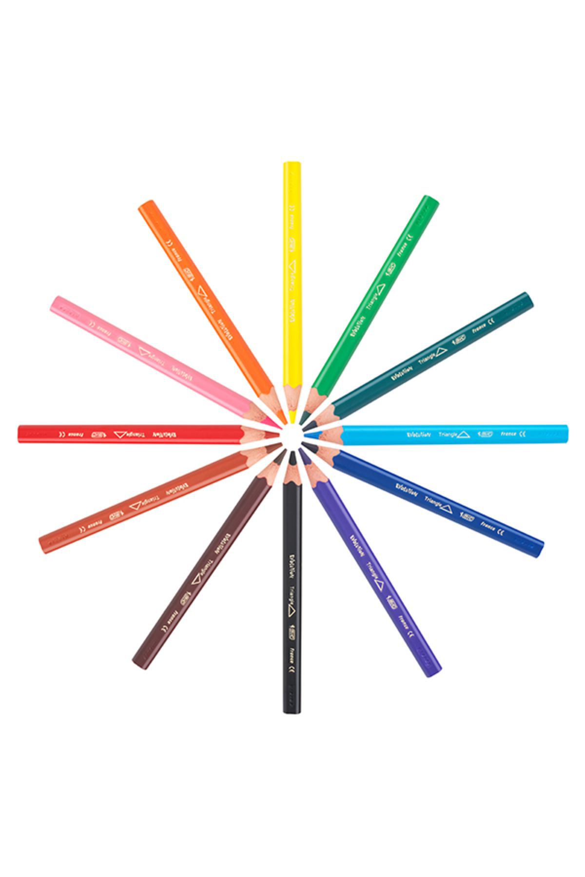 Evolution Üçgen Jumbo Boya Kalemi 12 Renk 1632