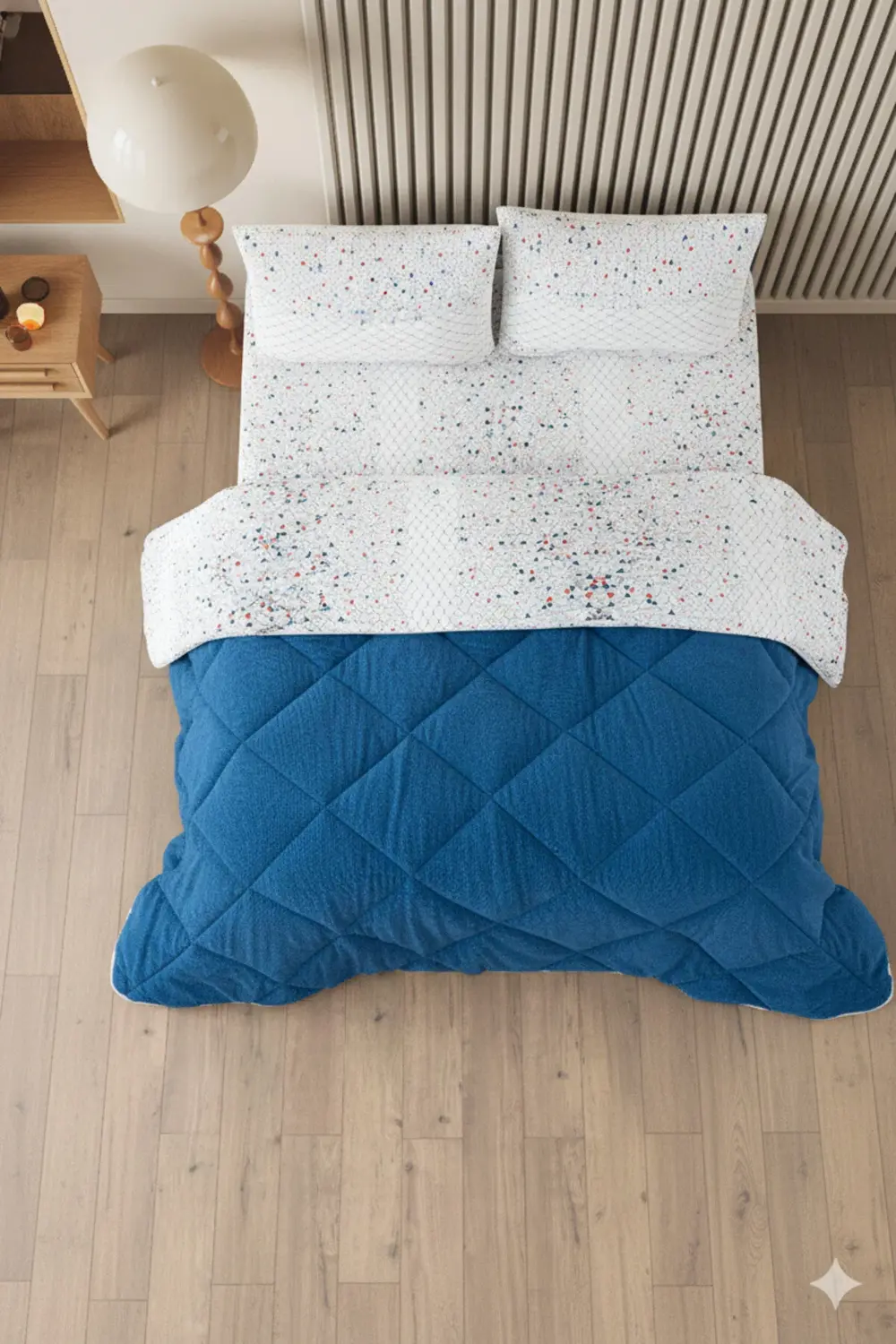 Evoria Battal Boy Lüx Wellsoft Yorgan Çift Taraflı - 2 Adet Yastı