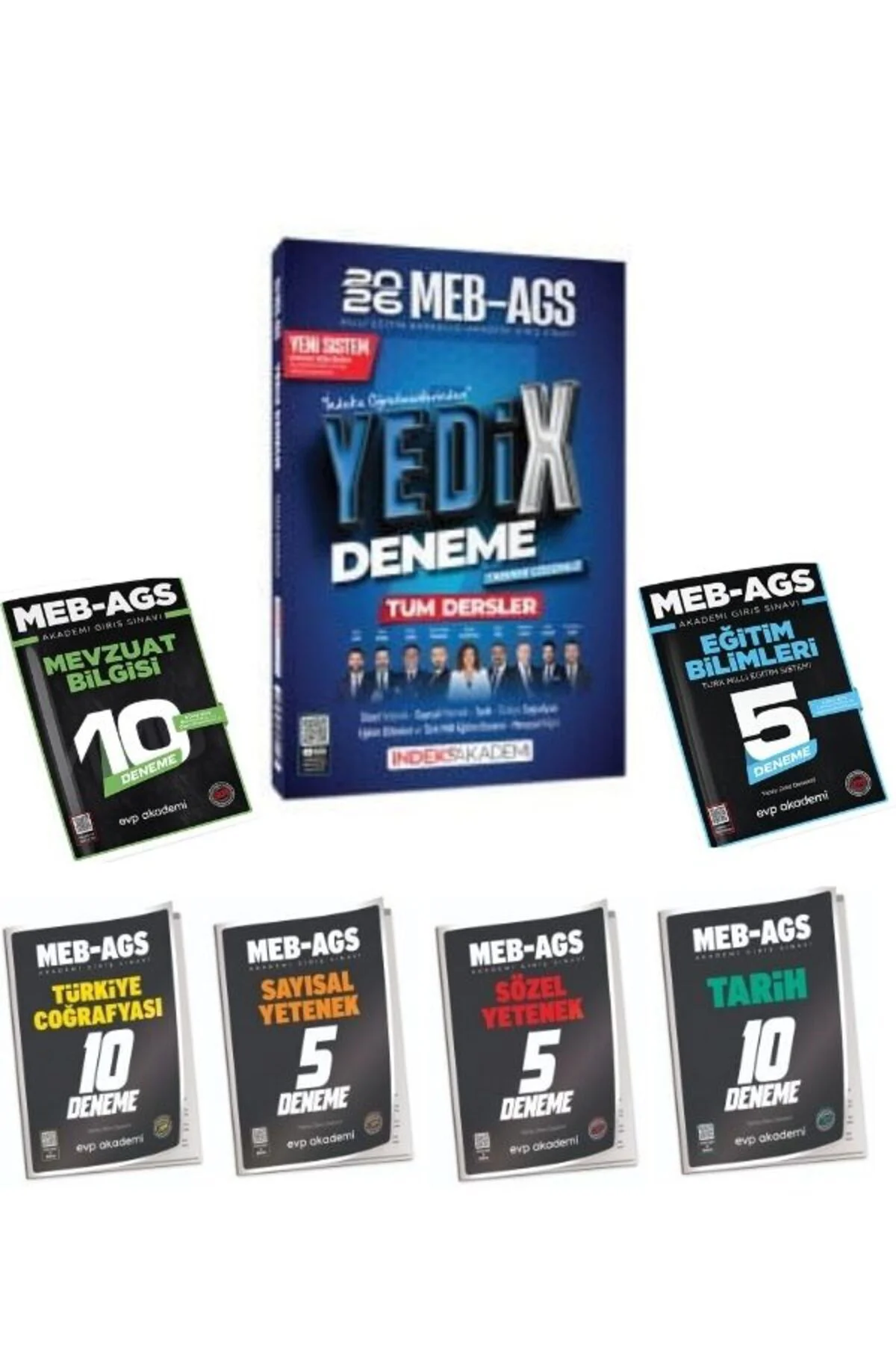 EVP + İndeks Akademi 2026 MEB-AGS Tüm Dersler YediX 7 Deneme + Ev EVP + İndeks Akademi 2026 MEB-AGS Tüm Dersler YediX 7 Deneme + Ev