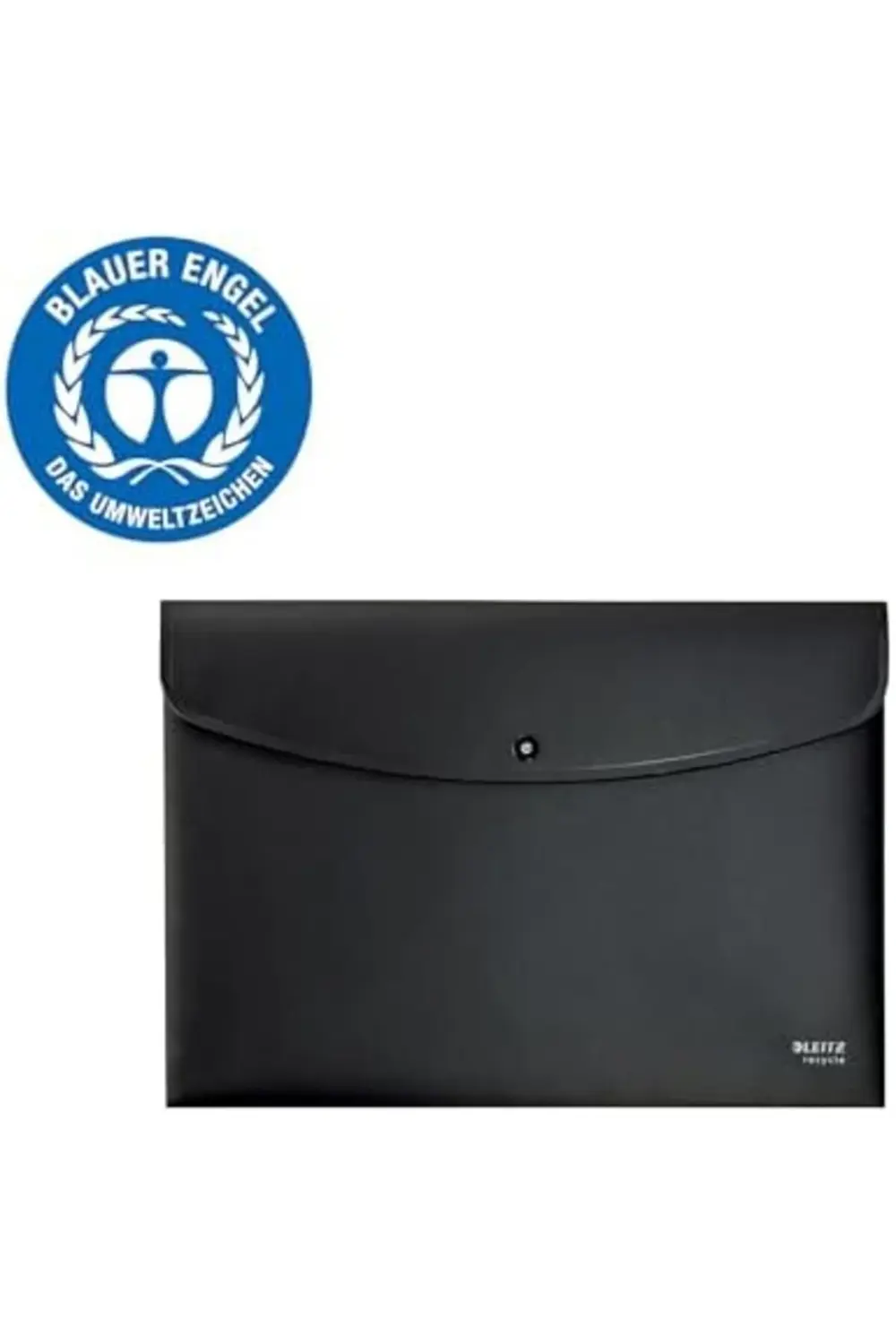 Evrak Cuzdani A4 PP siyah, Siyah 1178227