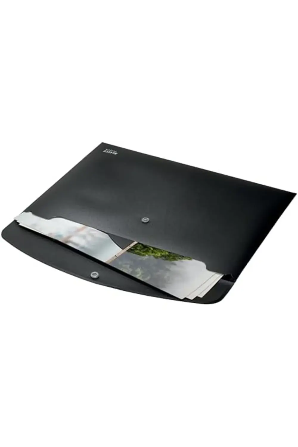 Evrak Cuzdani A4 PP siyah, Siyah 1178227