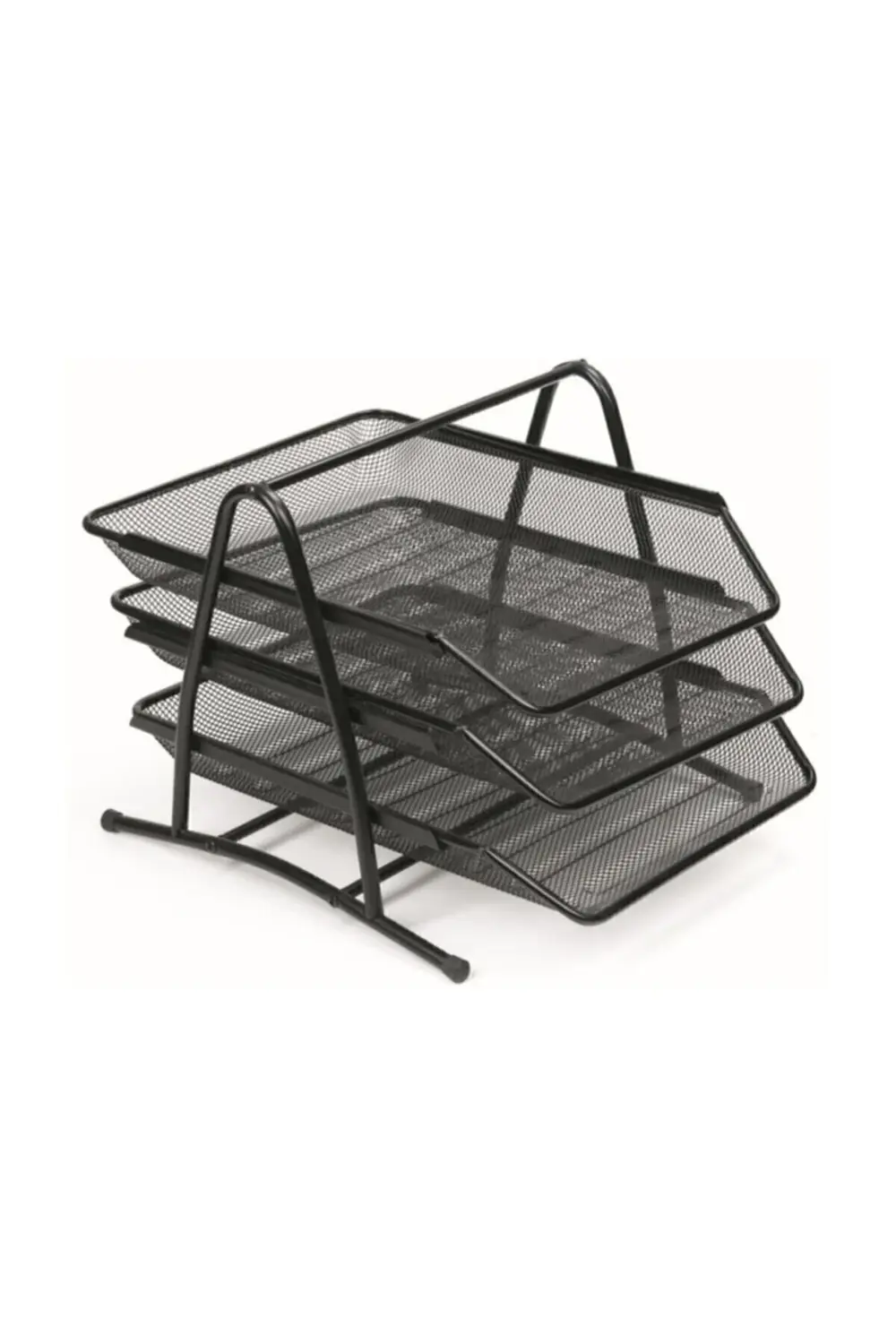 Evrak Rafı-3'lü Siyah Mane