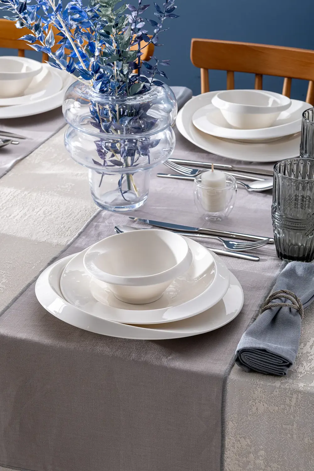 Evren 18 Parça 6 Kişilik Yemek Takımı