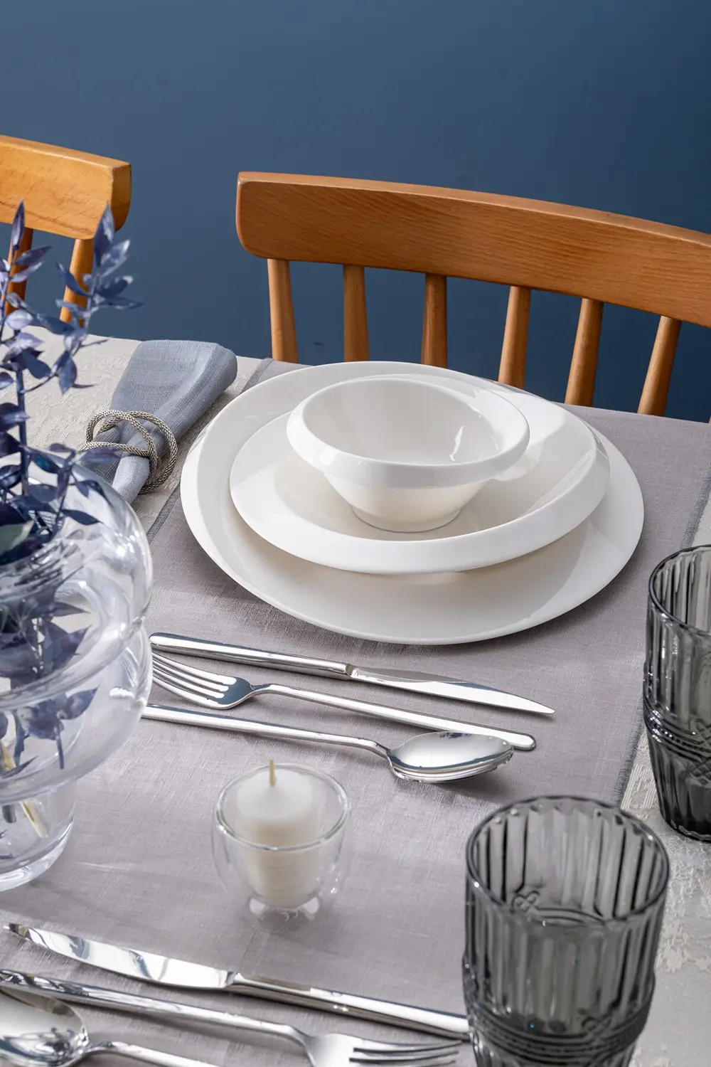 Evren 18 Parça 6 Kişilik Yemek Takımı