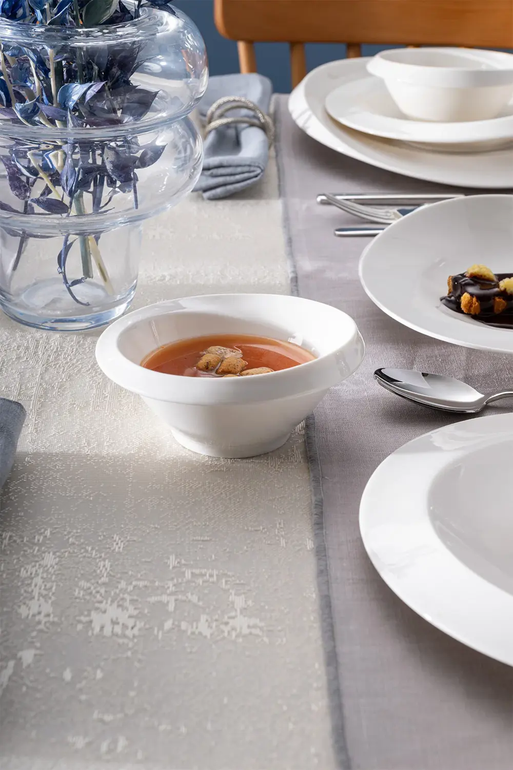 Evren 18 Parça 6 Kişilik Yemek Takımı