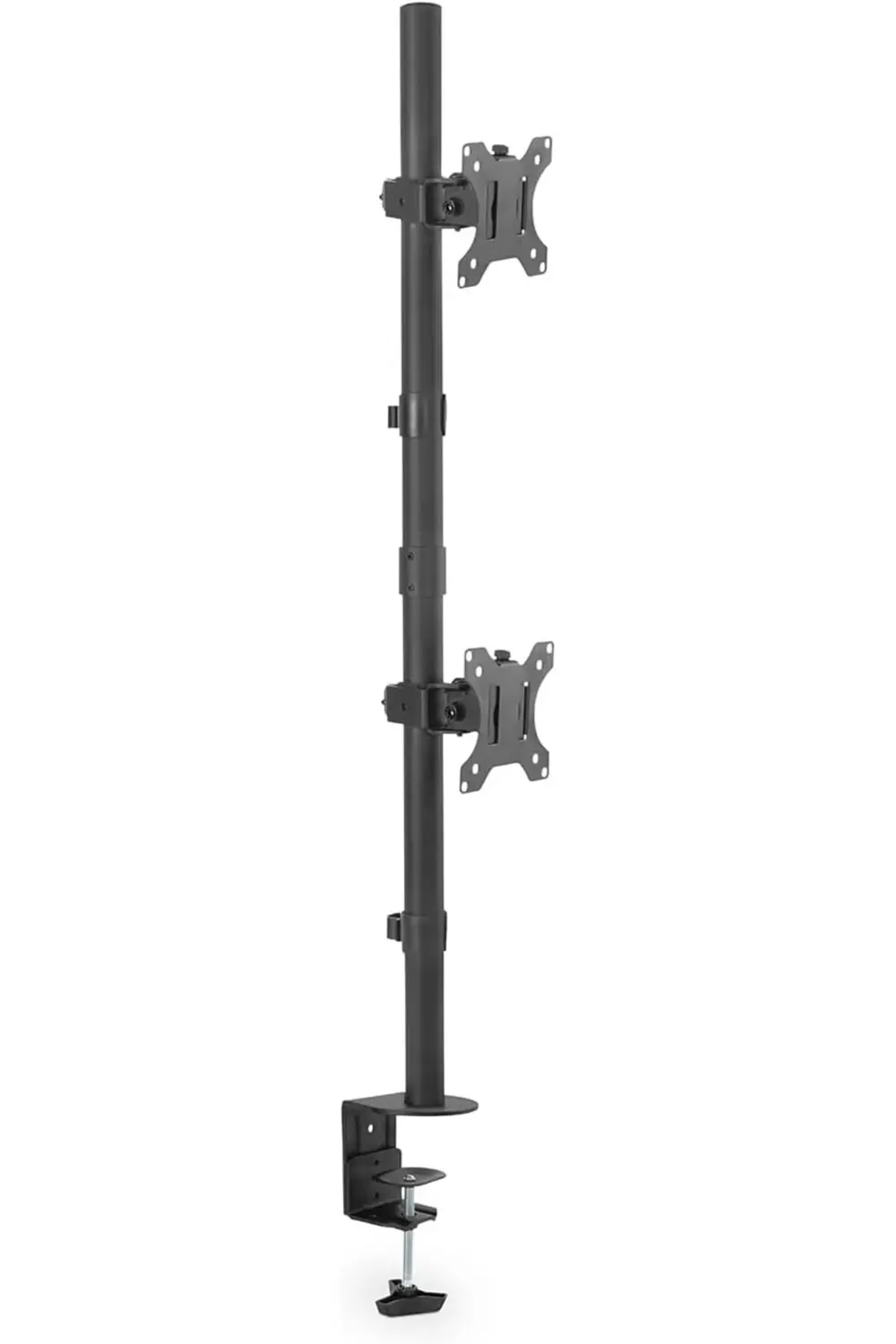 Evrensel Çift Monitör Tutucu, Dikey Maks. VESA 100 x 100, Siyah,