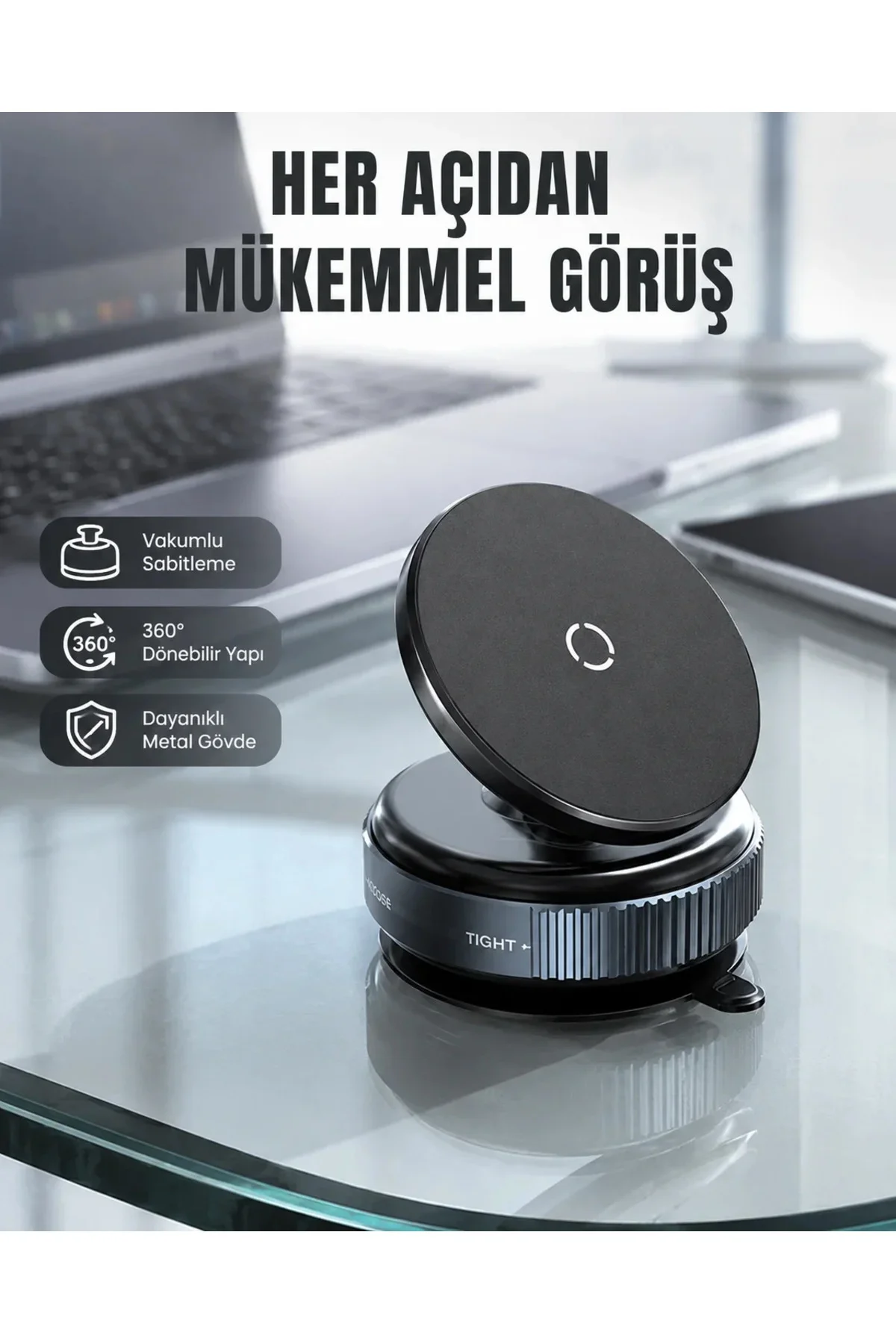 Evrensel Manyetik Araç Telefon Tutucu 360° Döner Başlık Evrensel Manyetik Araç Telefon Tutucu 360° Döner Başlık
