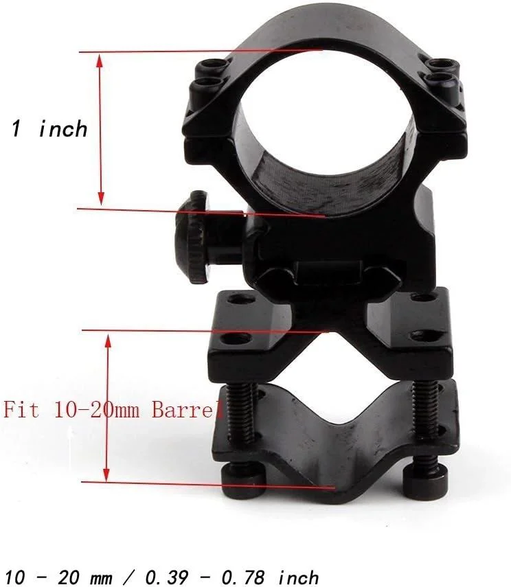 Evrensel Montaj Adaptörü – 25.4mm Halka & 11mm Dürbün Ayağı, El Feneri Lazer Meşale Nişan Dürbünü İçin Fiyatı, Yorumları ve Özellikleri