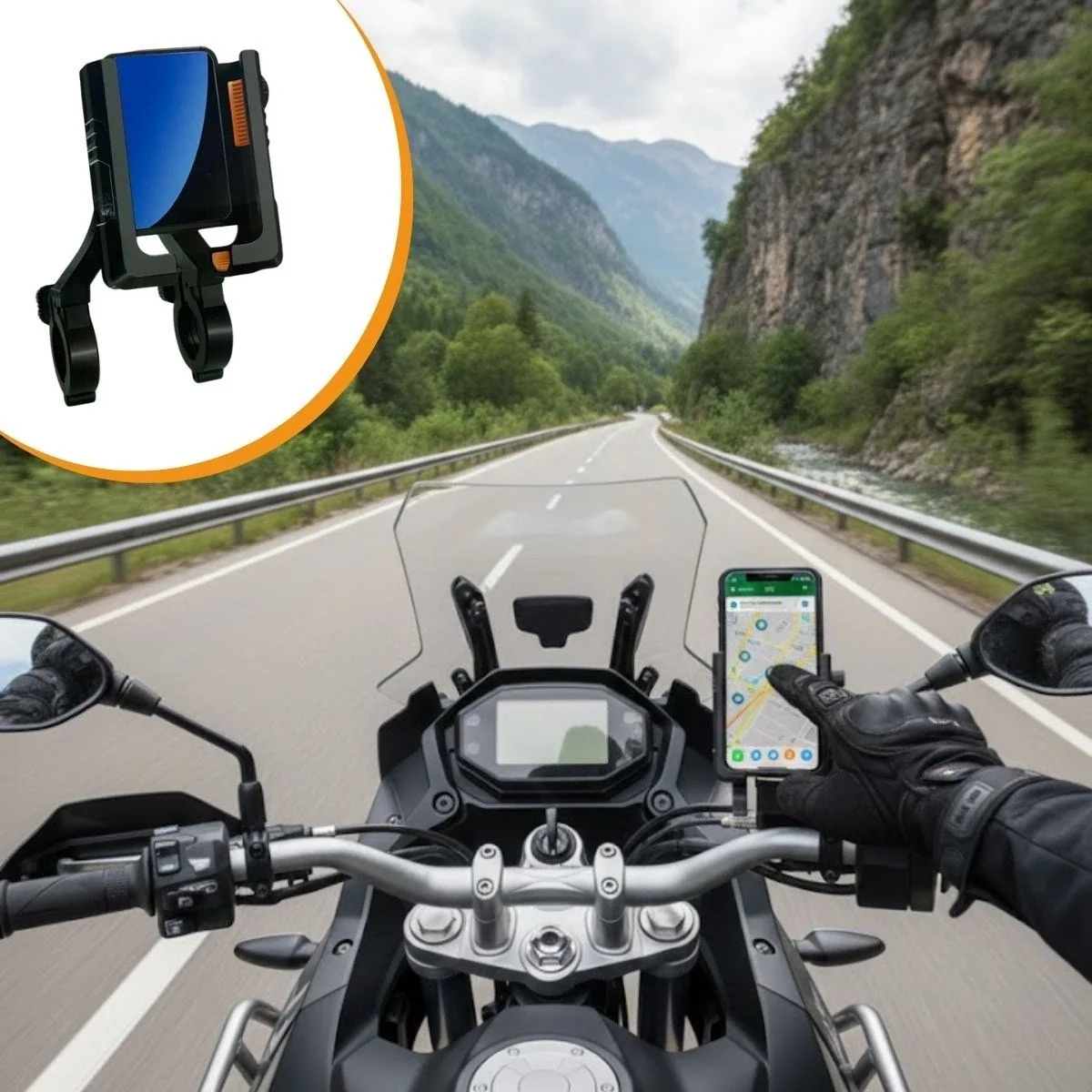 Evrensel Motosiklet Telefon Tutucu – Kaymaz, Kilitlenebilir Güvenli Tutuşlu, 360° Ayarlanabilir Gidon Bağlantılı Akıllı Telefon Aparatı Bx40 Evrensel Motosiklet Telefon Tutucu – Kaymaz, Kilitlenebilir Güvenli Tutuşlu, 360° Ayarlanabilir Gidon Bağlantılı Akıllı Telefon Aparatı Bx40