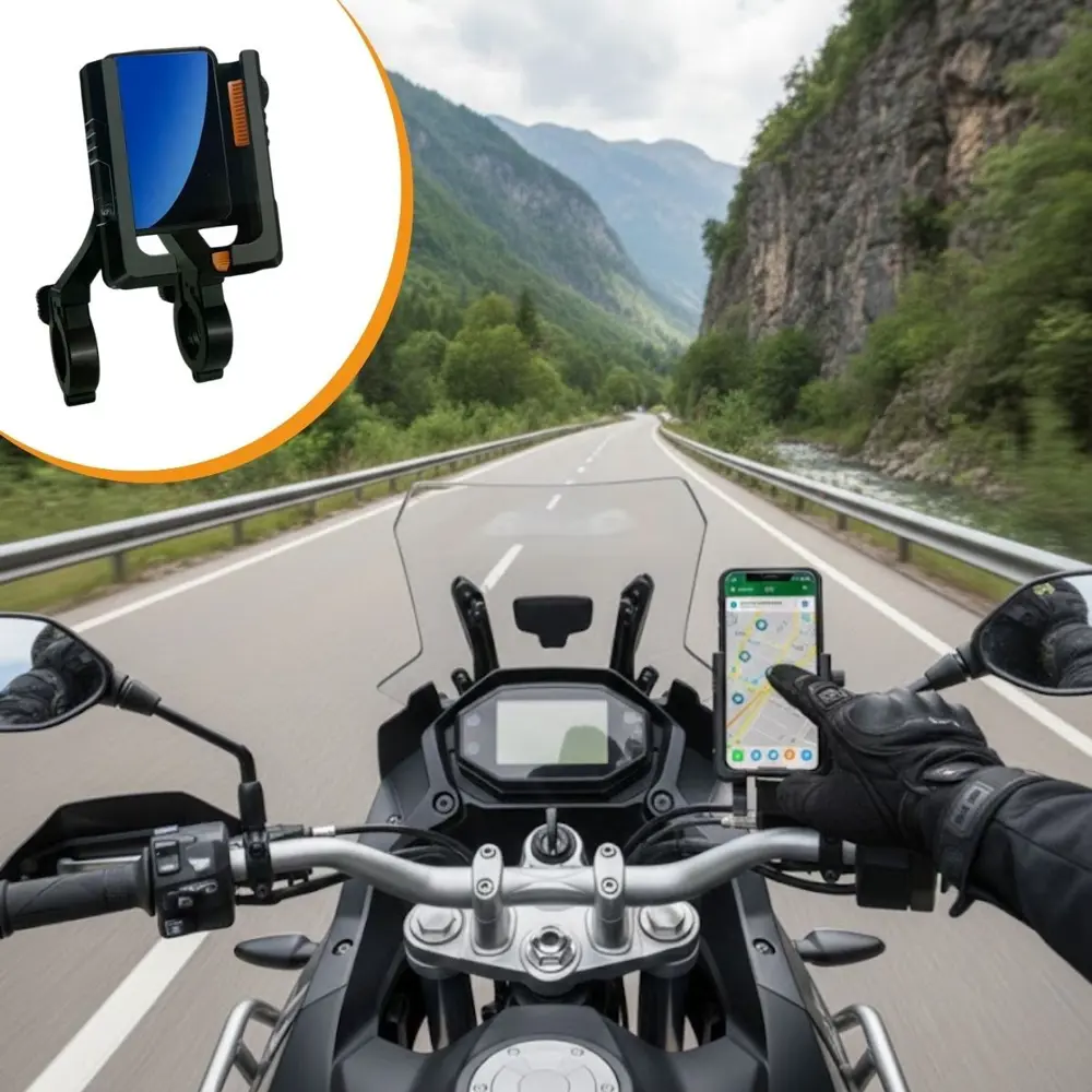 Evrensel Motosiklet Telefon Tutucu – Kaymaz, Kilitlenebilir Güven Evrensel Motosiklet Telefon Tutucu – Kaymaz, Kilitlenebilir Güven