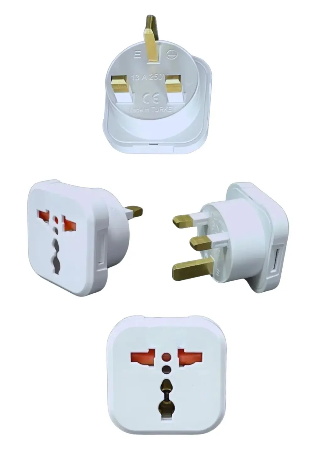 Evrensel Priz Dönüştürücü - Dünya Genelinden G Tipi (Dubai, İngil