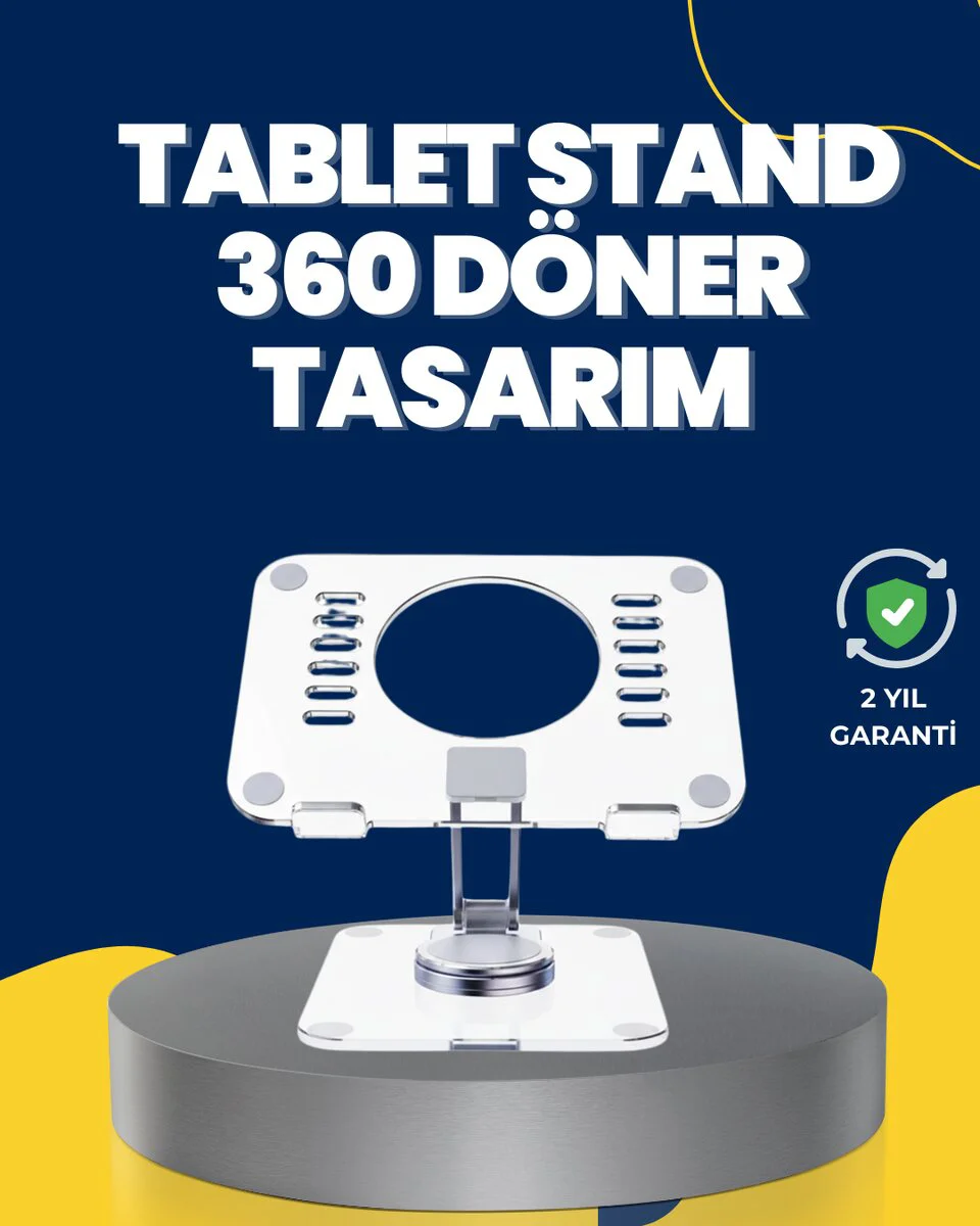 Evrensel Tablet Tutucu Stand - Oyun ve Video İzleme İçin Ergonomik ve Katlanabilir Çözüm