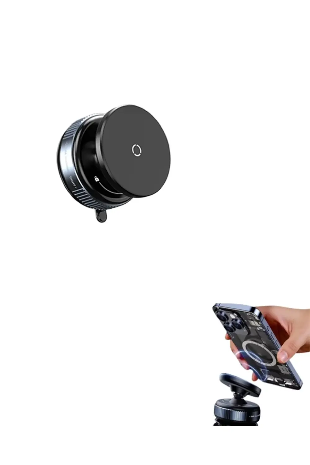 Evrensel Uyumlu Manyetik Araç Telefon Standı – Dayanıklı Alüminyu