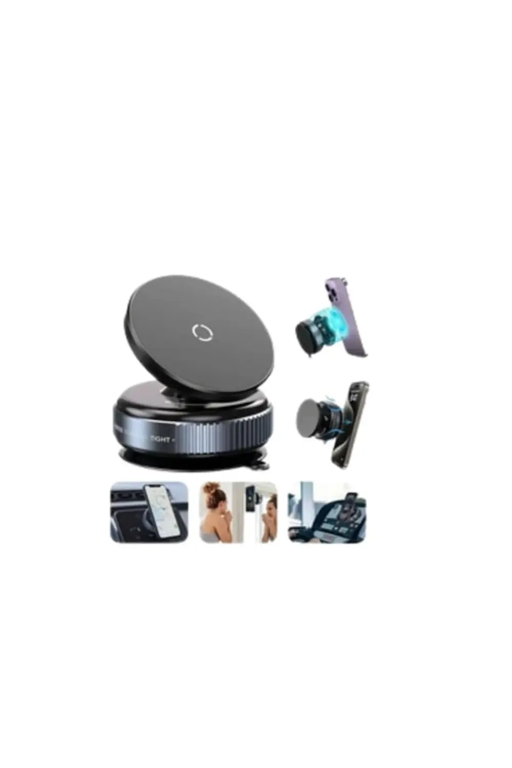 Evrensel Uyumlu Manyetik Araç Telefon Standı – Dayanıklı Alüminyu