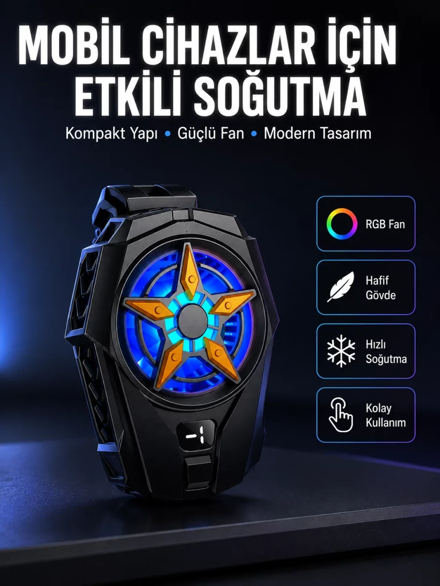 Evrensel Uyumlu Type-C Şarjlı Cep Telefonu Radyatörü Yeni Nesil - Lisinya Fiyatı, Yorumları ve Özellikleri